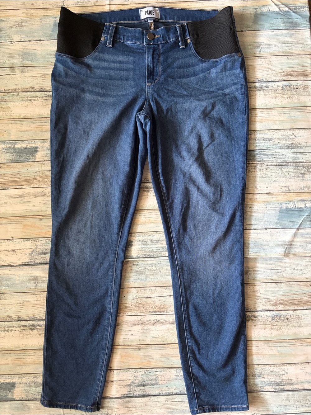 PAIGE Verdugo Ankle Maternity Jeans size 31W